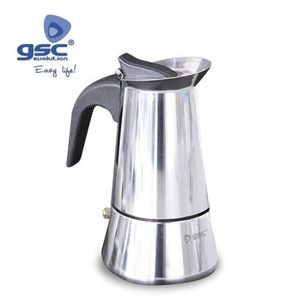 Cafetière induction inox 4 tasses | 002703007