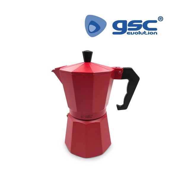 Cafetière Kalossi 6 tasses Rouge | 400010010