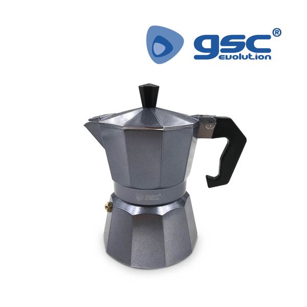 Cafetière Luwak 3 tasses Granit gris | 400010006