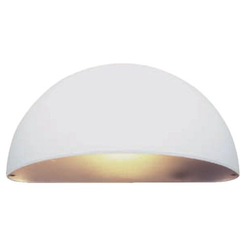 Luminaire Applique E27 60W 230V blanc difuseur polycarbonate IP65 CL 1