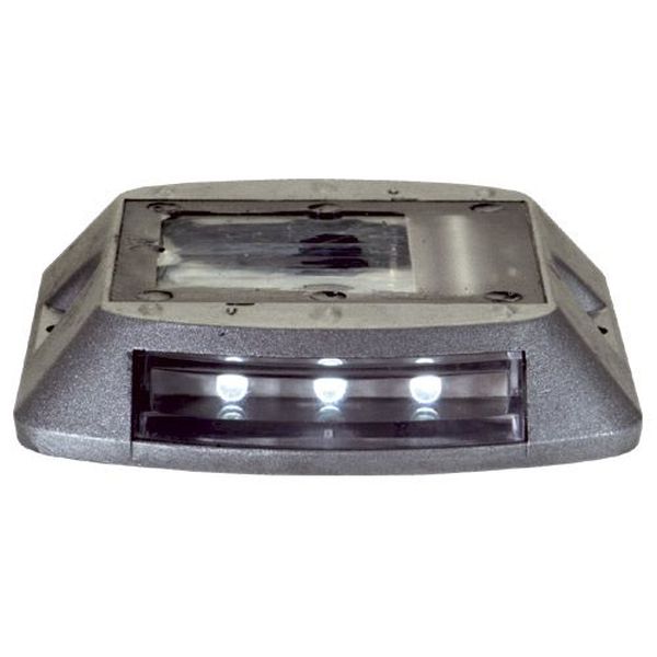 Luminaire  Balise LED Blanc Interrupteur Solaire