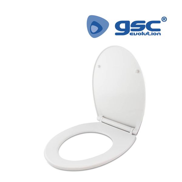 Couvercle universel pour toilettes PP soft close | 003703186