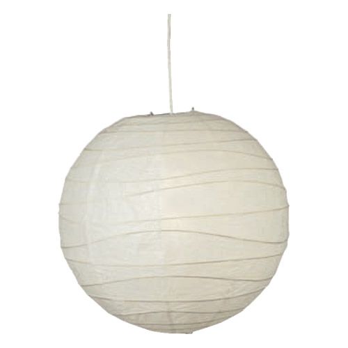 [NOR-1409] Luminaire Suspension câble E27 60W 230V blanc Ø400mm papier IP20