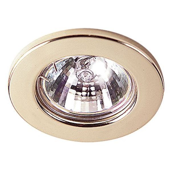 [HCE-03] Luminaire  Spot fixe chromé 12V 50W Encastré (ampoule et alim non inclus)