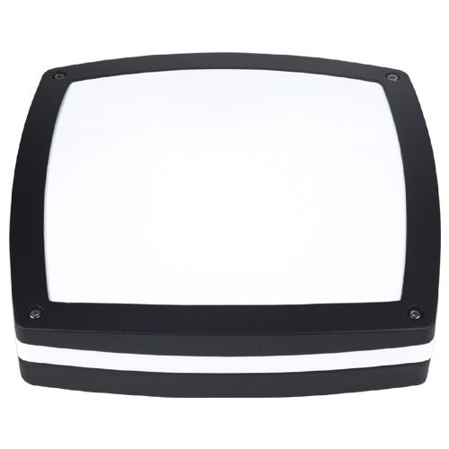 Luminaire  Hublot aluminium noir G24q3 2x26W 230V Classe I IP54