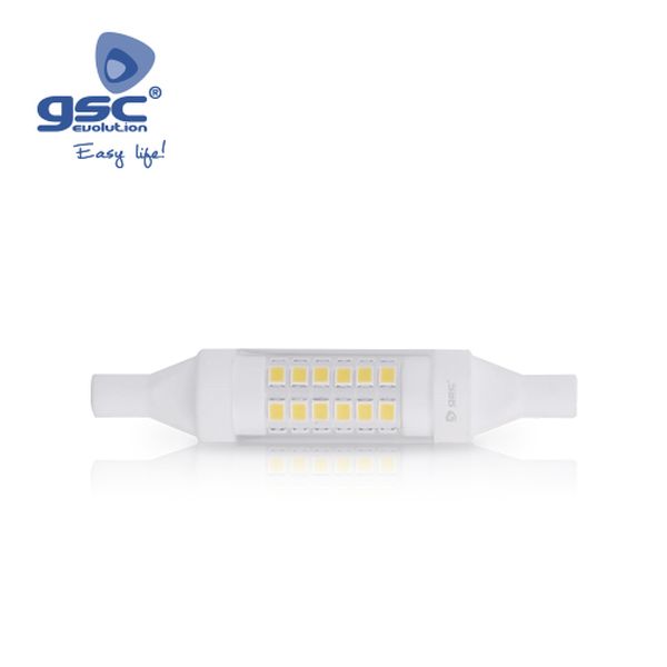 Ampoule linéaire LED 360D 78mm 6W R7s 600lm 3000K | 002004818