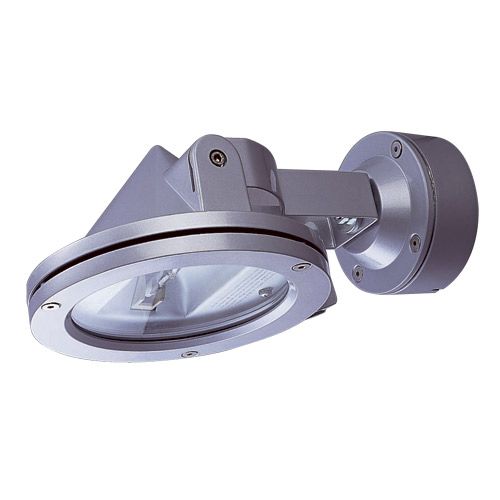 Luminaire  Projecteur Halogene noir R7s 78mm 150W IP65 Patère 230V