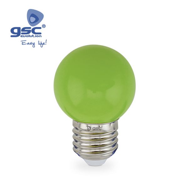 Lampe sphérique décorative 1W E27 Vert | 002002237