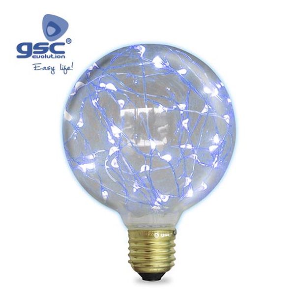 Lampe Starlight deco.globe G125 LED 2W E27 6000K | 002004833