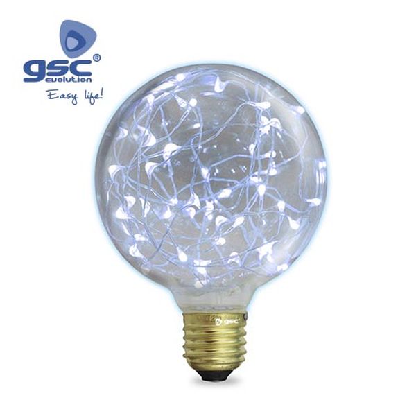 Lampe Starlight deco.globo G95 LED 2W E27 6000K | 002004831