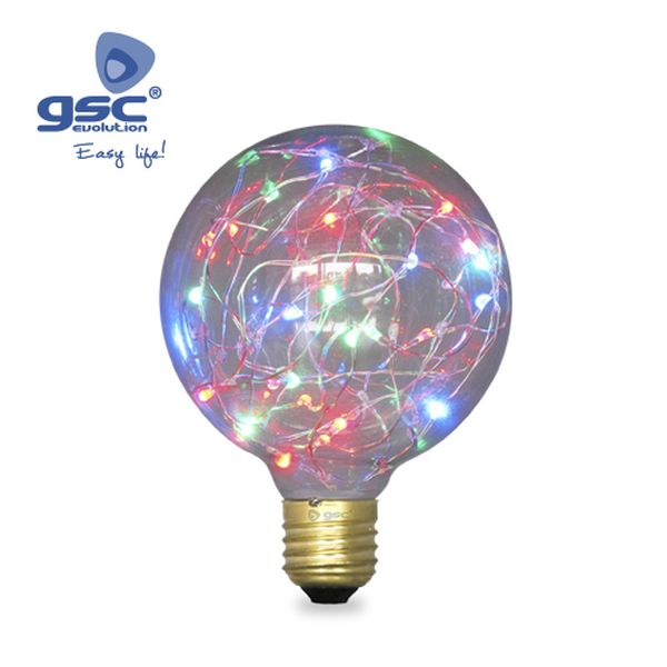 Lampe Starlight deco.globo G95 LED 2W E27 RGB | 002004843
