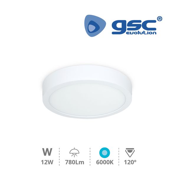 Adana 12W 6000K surface downlight | 201005008