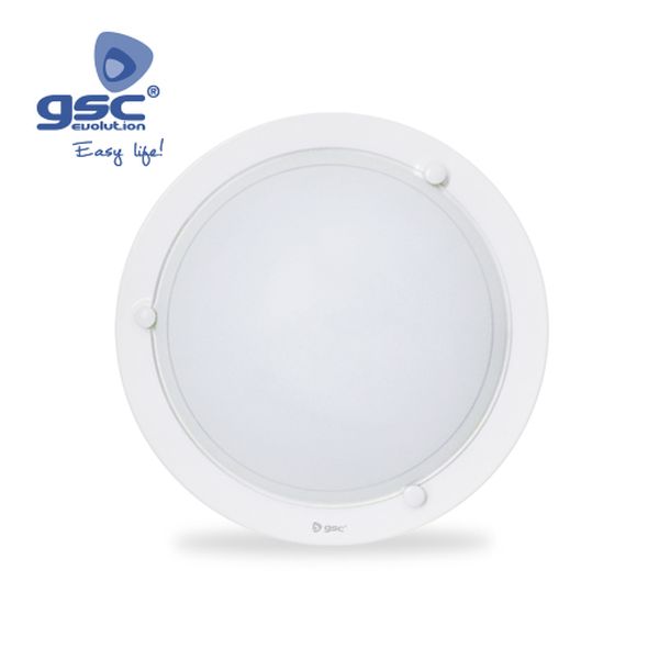 Applique plafond ronde blanche E27 20W(60W) | 000701936