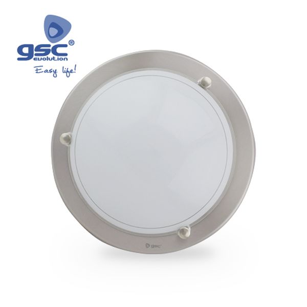 Applique ronde plafonnier Aluminium interieur E27 | 000701938