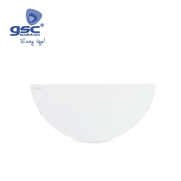 Applique semicircular murs Blanc E27 20W(60W) | 000701995