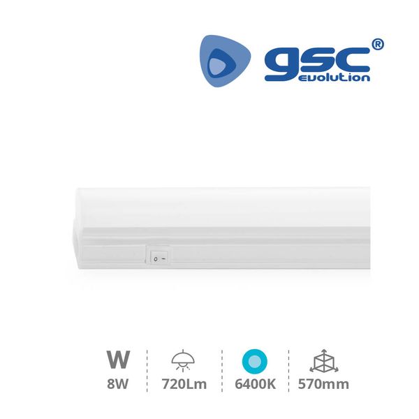 Bande électronique T5 570mm 8W 6400K | 001705377