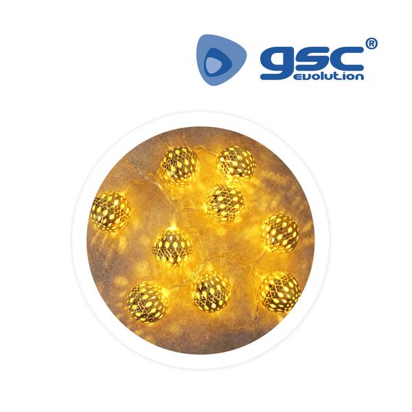 Boules d'or 1M 2xAA 2700-3000K | 005204456