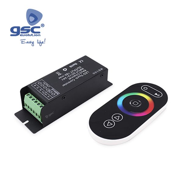 Contrôleur télécommandé LED SMD RGB 216W 12V | 001501518