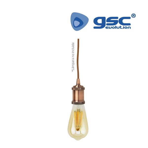 E27 1M Douille de lampe suspendue Cuivre | 000705237