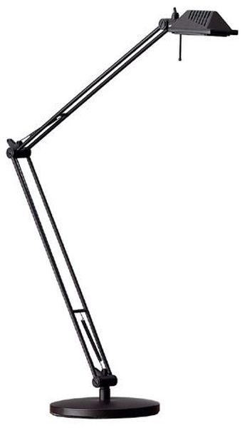 [LB-909] Luminaire  Lampe de bureau noir articule transfo. 230/12 V G 6,35 50W INTIMUS