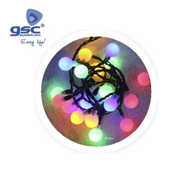 Guirlande d'ampoules 4M 8 fonctions 3.6W RGB | 005204460