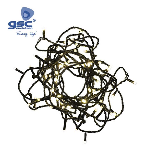 Guirlande LED 3000K 5M 50LEDS 8 fonctions IP44 | 005204423