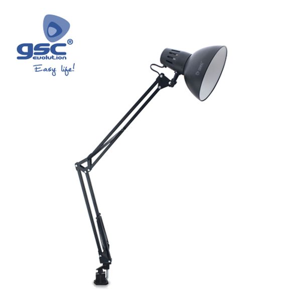 Lampe de bureau à fixer E27 Máx. 40W - Noir | 001900397