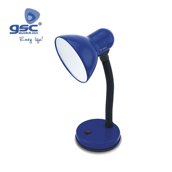 Lampe de bureauà poser - E27 Max. 40W - Bleu | 001900417