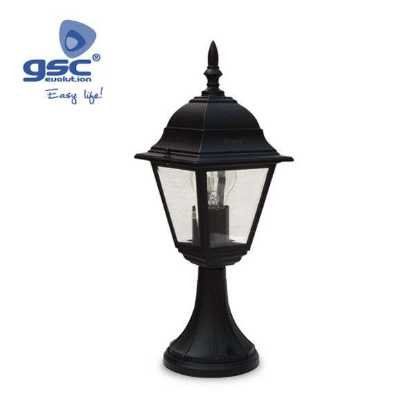Lampe de jardín Aluminium E27 60W - Noir | 000701906