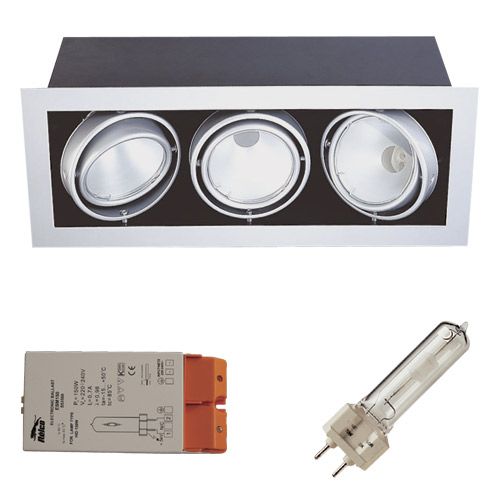 [LK-XF003K-4] Luminaire  Cadran électronique+lampe 3x35W 230V