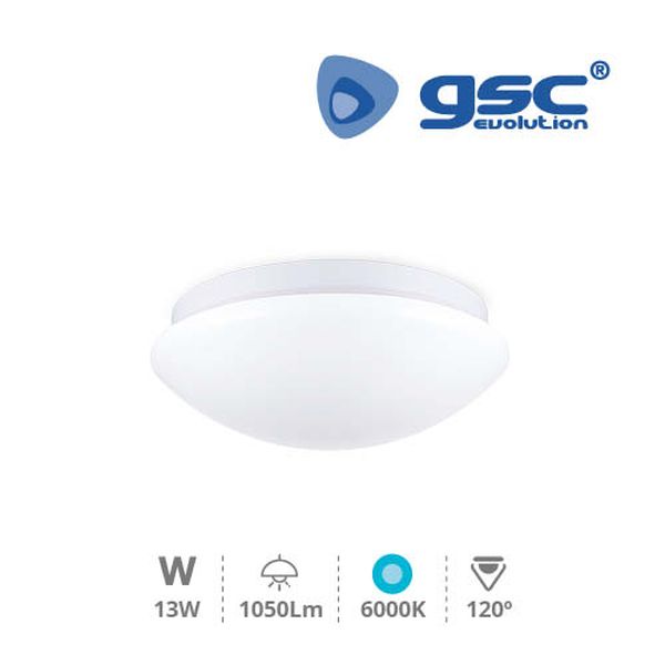 Plafonnier de LED rond Ø260 12W 6000K | 000702152