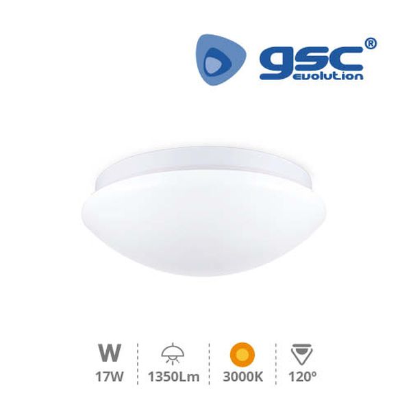 Plafonnier de LED rond Ø340 18W 3000K | 000702153