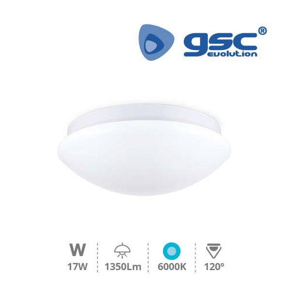 Plafonnier de LED rond Ø340 18W 6000K | 000702154