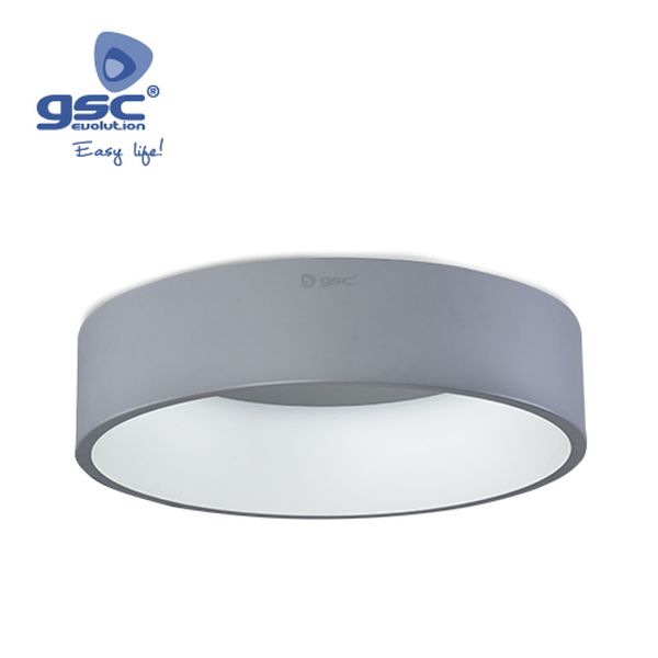 Plafonnier LED Arum 42W 3000K Gris | 000704791