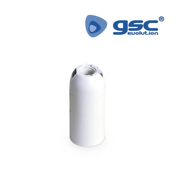 Porte-lampe thermoplastique lisse E14 Blanc | 101530000