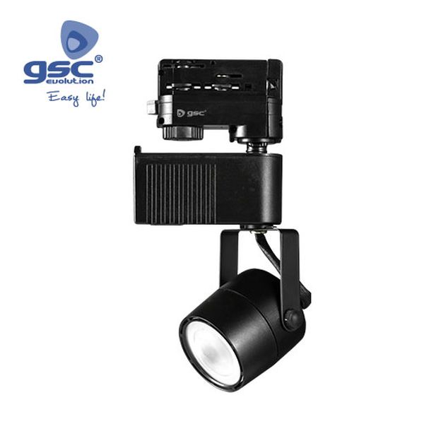 Projecteur de piste LED 3 phases 28W 4000K Noir | 000705330