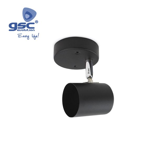 Projecteur simple plafond GU10 Noir | 001905356