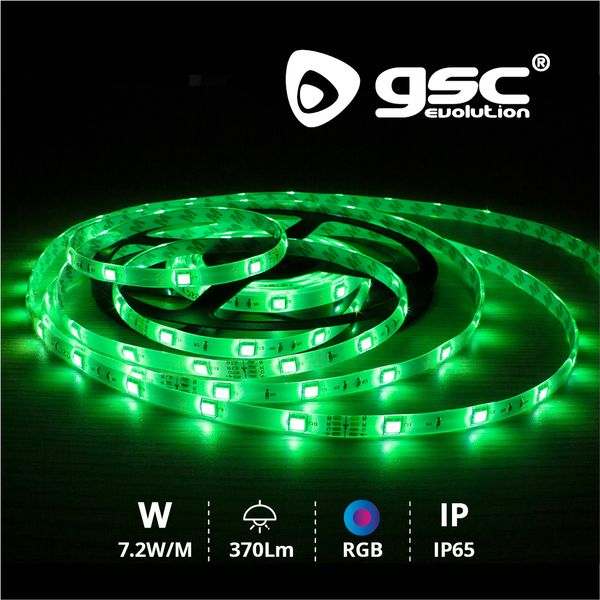 Rouleau 5M LED SMD5050 (7,2W) RGB IP65 24V | 001504593