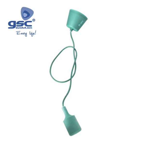 Suspension plafonnier silicone 1 ampoule E27 cable | 000702184