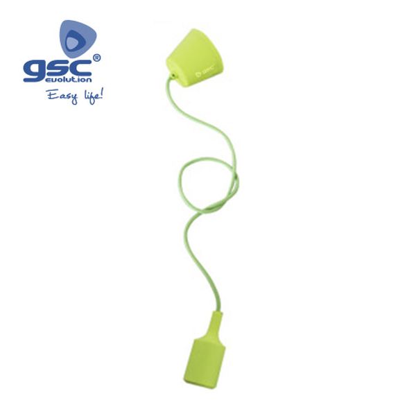 Suspension plafonnier silicone 1 ampoule E27 cable | 000702185