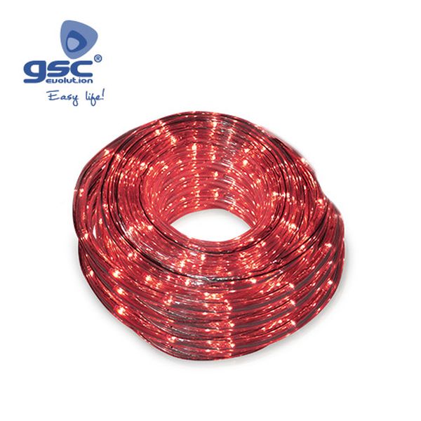 Tube flexible LED 48M lumière rouge IP44 | 005204441