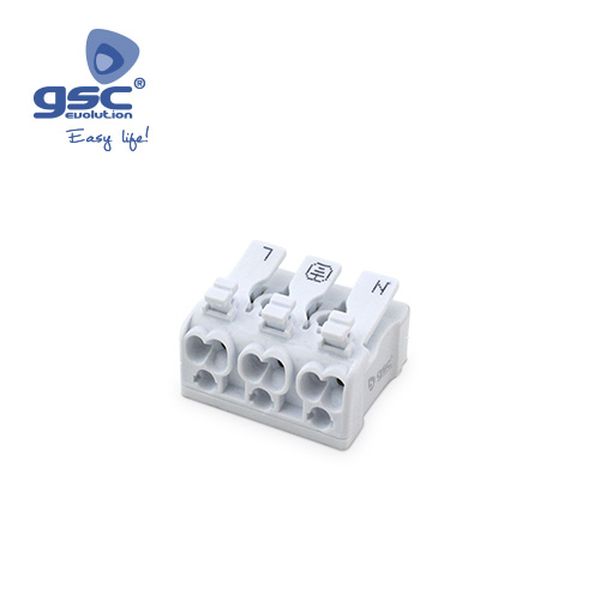 Bag 5u Borne de connexion 3 pôles 0,5-2,5mm | 001105525