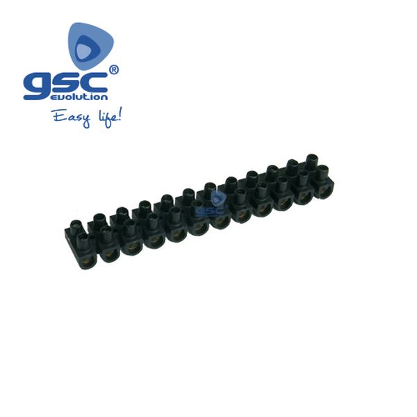 Barette de Connexion Domino 10 mm2 - Noire | 001000110