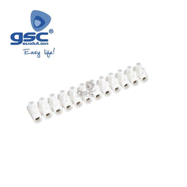 Barette de Connexion Domino 16 mm2 - Blanche | 001000522