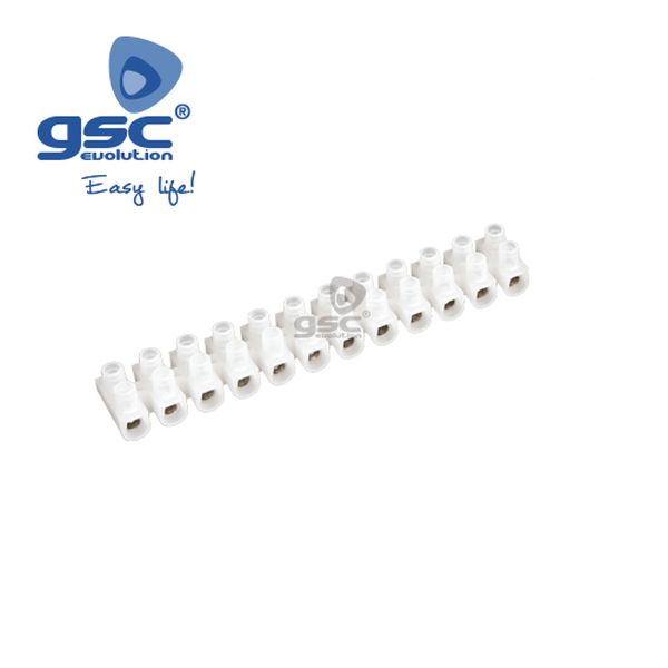 Barette de Connexion Domino 4 mm2 - Blanche | 001000519