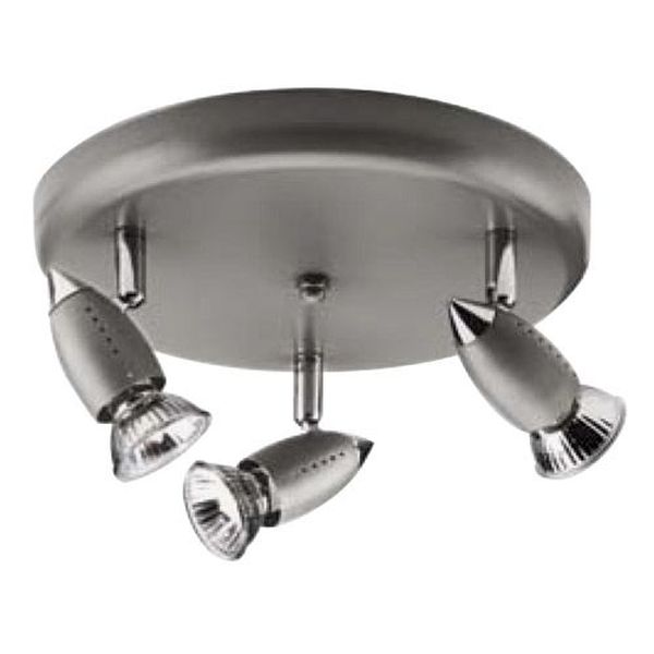 Luminaire  Plafonnier 3 spots GU10  5w equivalent 50W