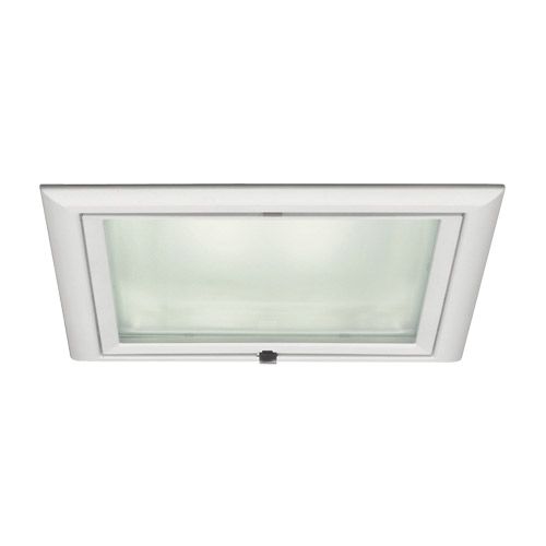 [LK-XF8021-E1] Luminaire  Encastré Fluocompacte blanc 2x26W électronique 230V