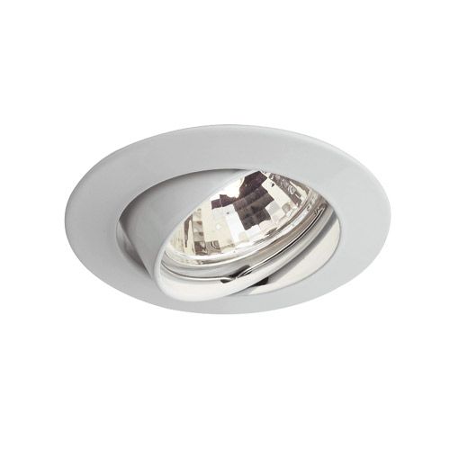 Luminaire  Spot Encastré blanc 230V GU10 50W (ampoule non inclus)