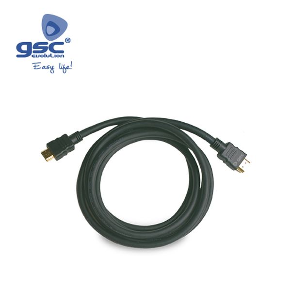 Câble connexion HDMI vers HDMI Noir1.4 / 1.8M | 002600999