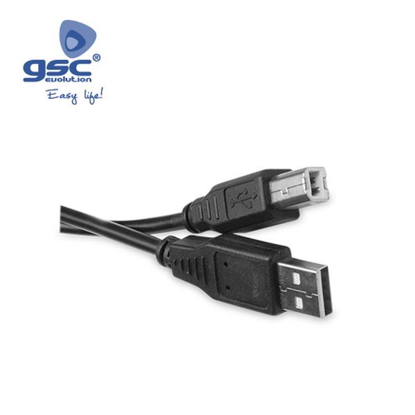 Cable imprimante Mâle à mâle B 2.0 - 2M | 001401693